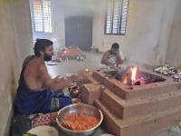 Sharadiya Navaratri 2020 Day 6 (22.10.2020) - SCM Shirali - Durga and Chandika Homa-s performed on behalf of Devotees by vaidiks